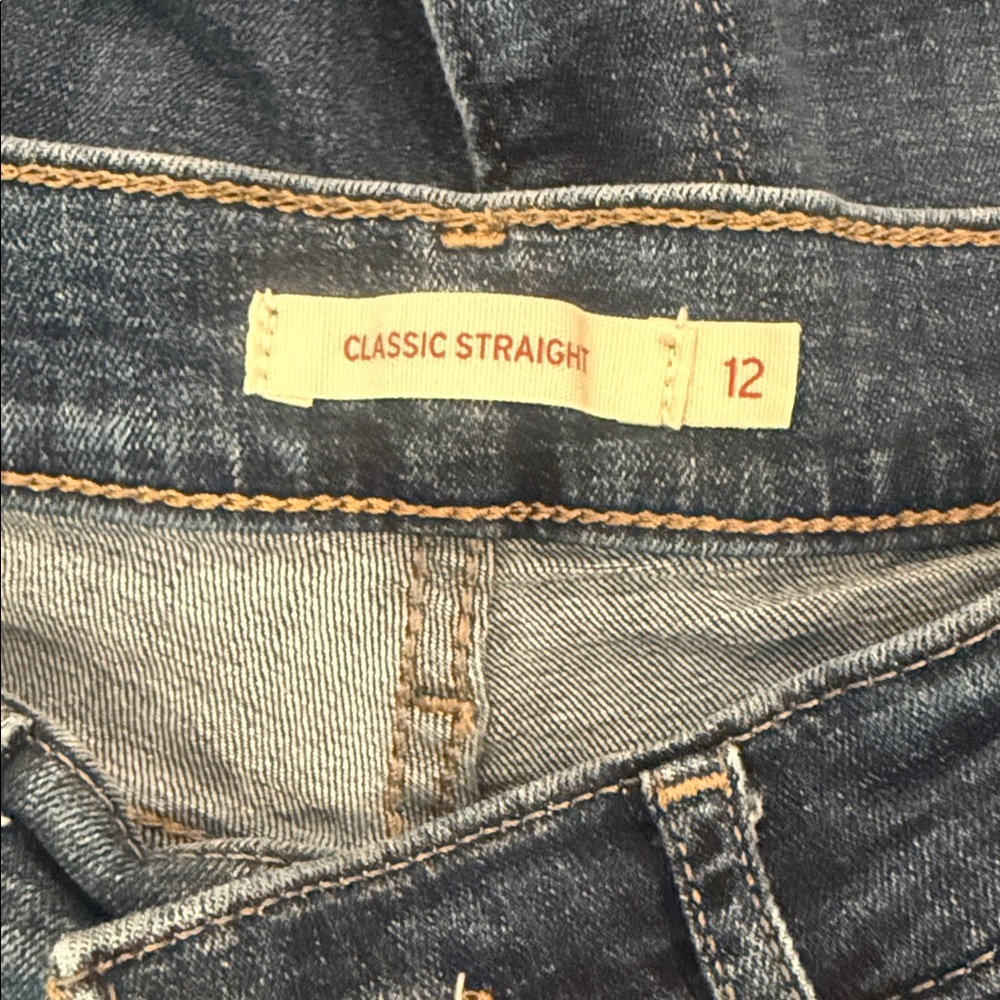 Signature by Levi Strauss Straight Leg Jeans - Dark Indigo